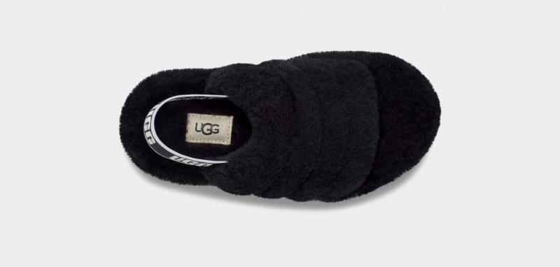 Papuci Ugg Fluff Yeah Copii Negrii | 4150ONMZA