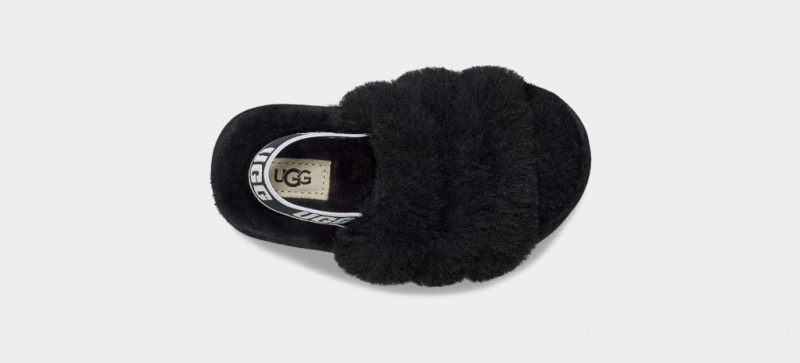 Papuci Ugg Fluff Yeah Copii Negrii | 5360OINZV