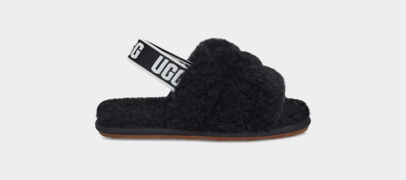 Papuci Ugg Fluff Yeah Copii Negrii | 5360OINZV