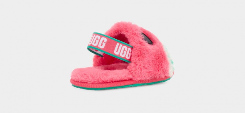 Papuci Ugg Fluff Yeah Watermelon Stuffie Copii Roz | 5760BELSU