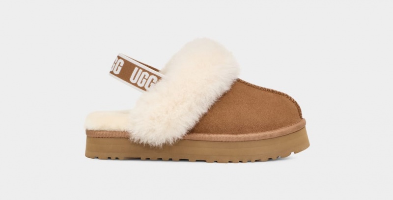 Papuci Ugg Funkette Copii Maro | 1203TNMHZ