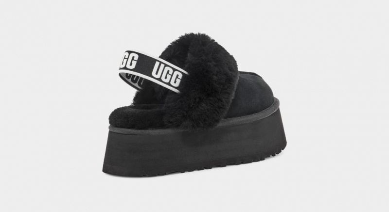 Papuci Ugg Funkette Dama Negrii | 4963TFUZD