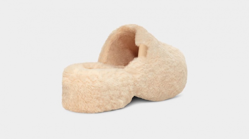 Papuci Ugg Fuzz Sugar Dama Bej | 1093MVEPU