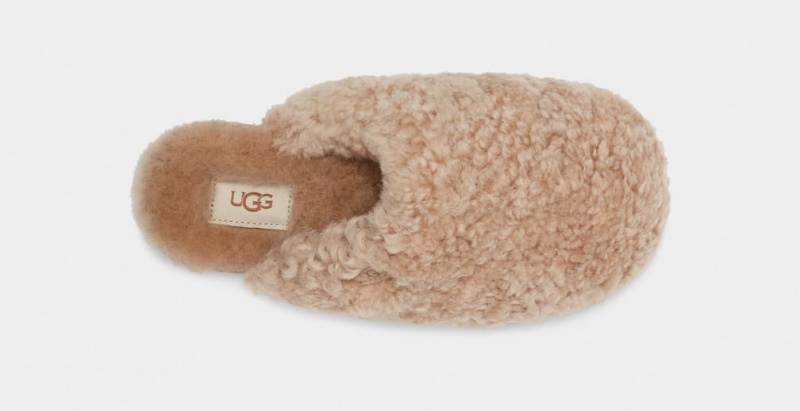 Papuci Ugg Maxi Curly Dama Maro | 4185UDKOH