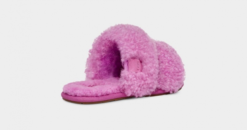 Papuci Ugg Maxi Curly Scuffetta Dama Violet | 1348WGBVI