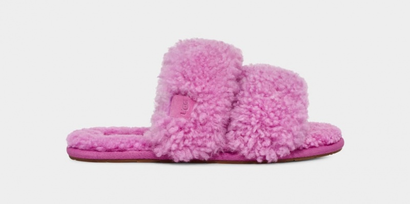 Papuci Ugg Maxi Curly Scuffetta Dama Violet | 1348WGBVI