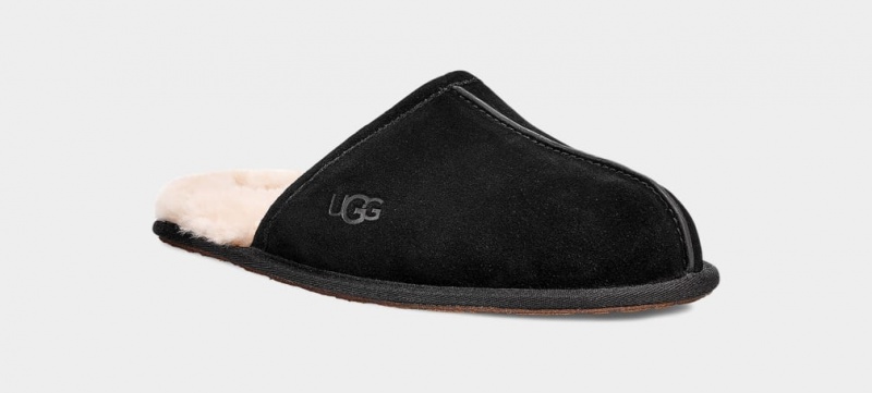 Papuci Ugg Scuff Barbati Negrii | 4061HIBGQ