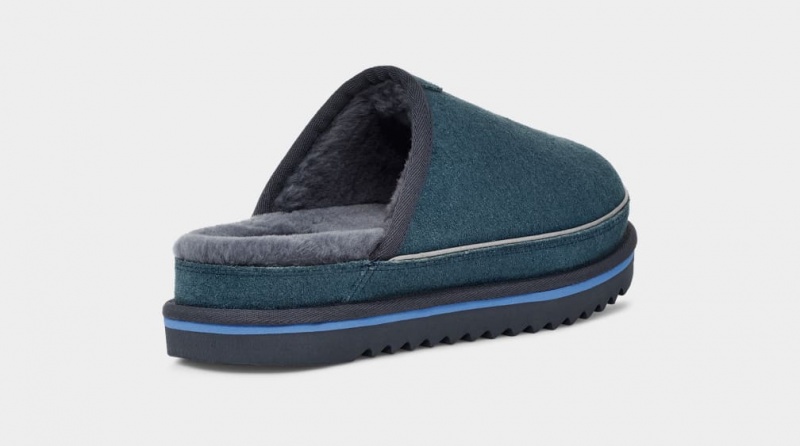 Papuci Ugg Scuff Cali Wave Barbati Albastri | 5182CHZRW