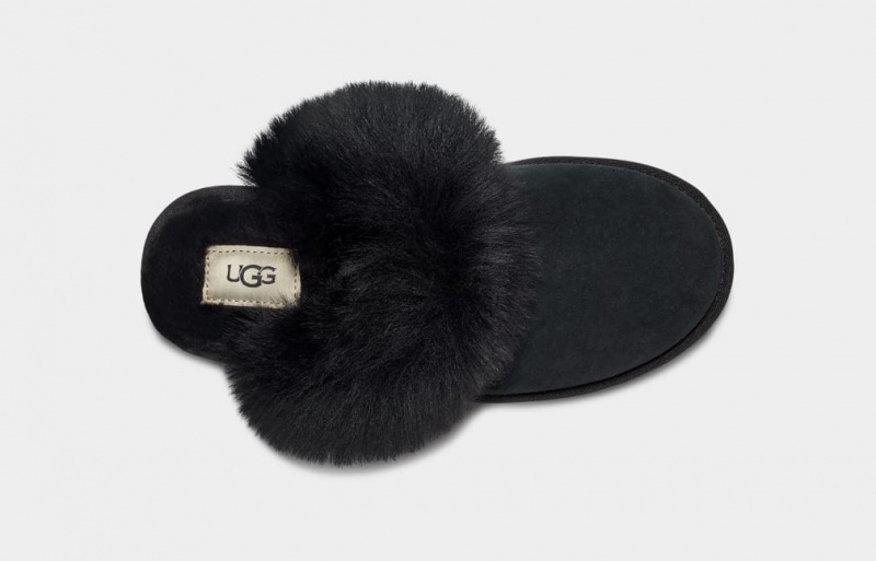 Papuci Ugg Scuff Sis Dama Negrii | 1876RMTWD