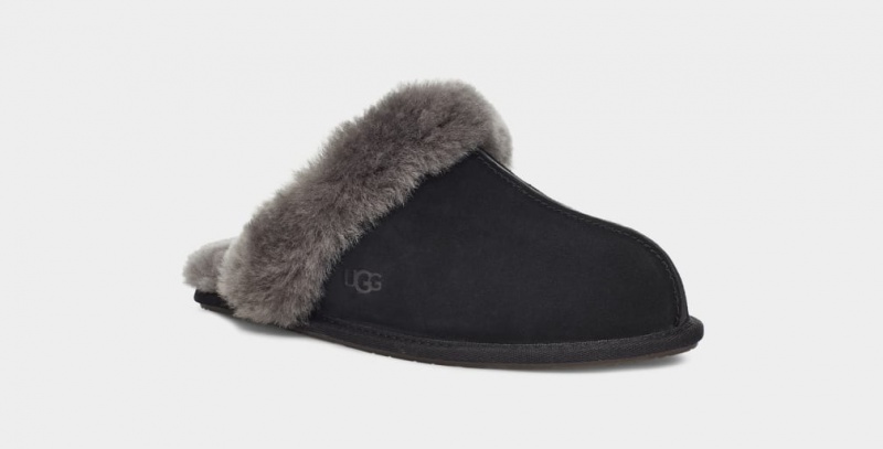 Papuci Ugg Scuffette II Dama Negrii Gri | 9876LDOXM