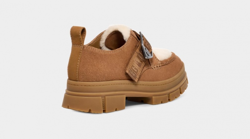 Saboti Ugg Ashton Piele Intoarsa Dama Maro | 3265ECOXT