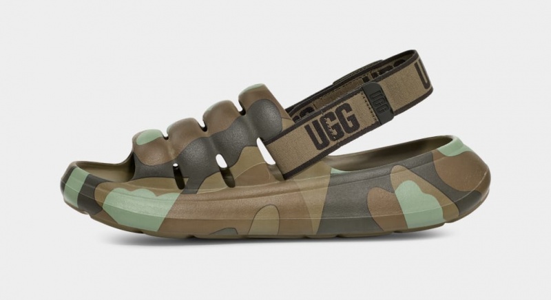 Sandale Ugg Sport Yeah Camopop Barbati Verzi | 1023GAKUB