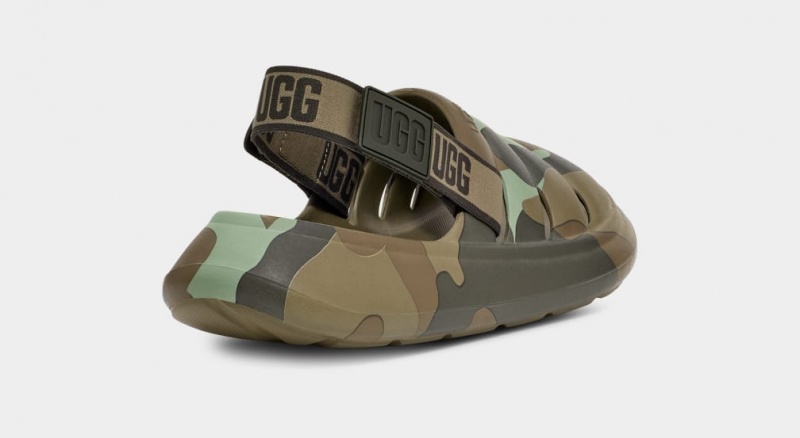 Sandale Ugg Sport Yeah Camopop Barbati Verzi | 1023GAKUB