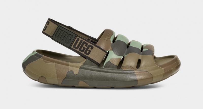 Sandale Ugg Sport Yeah Camopop Barbati Verzi | 1023GAKUB