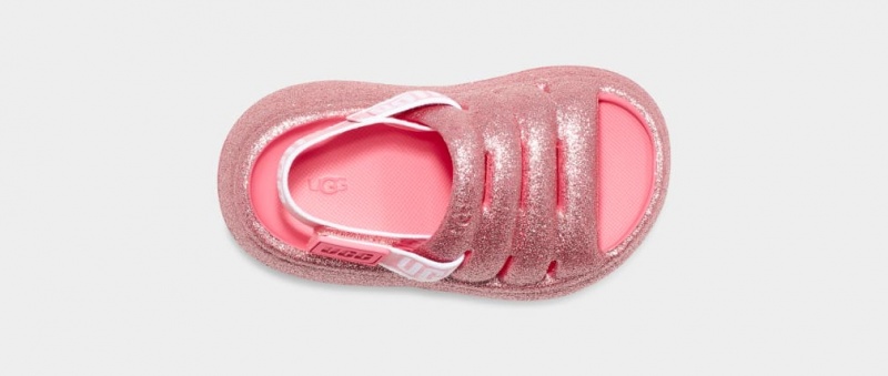 Sandale Ugg Sport Yeah Glitter Copii Roz | 3815DGLNR