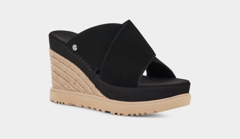 Slapi Ugg Abbot Dama Negrii | 6295UQWTJ