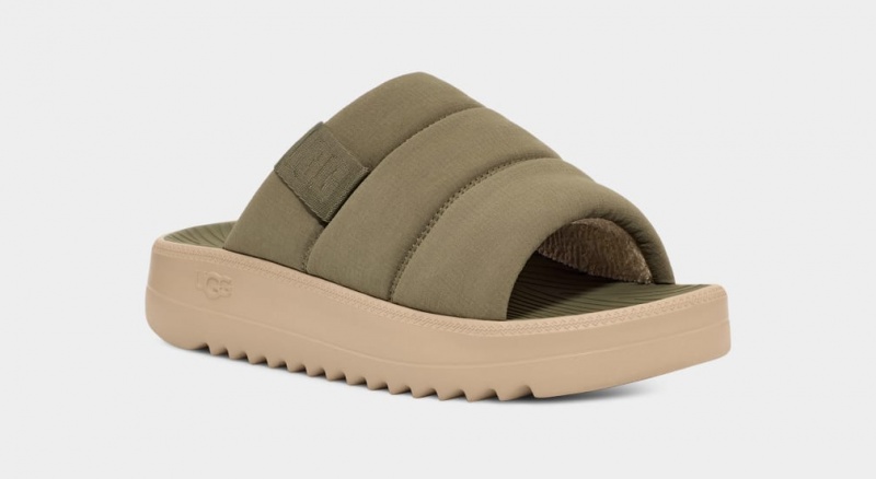 Slapi Ugg Maxxer Barbati Verzi | 6950UMRQL