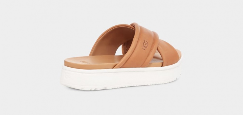 Slapi Ugg Zayne Crossband Dama Maro | 2604DCPGK