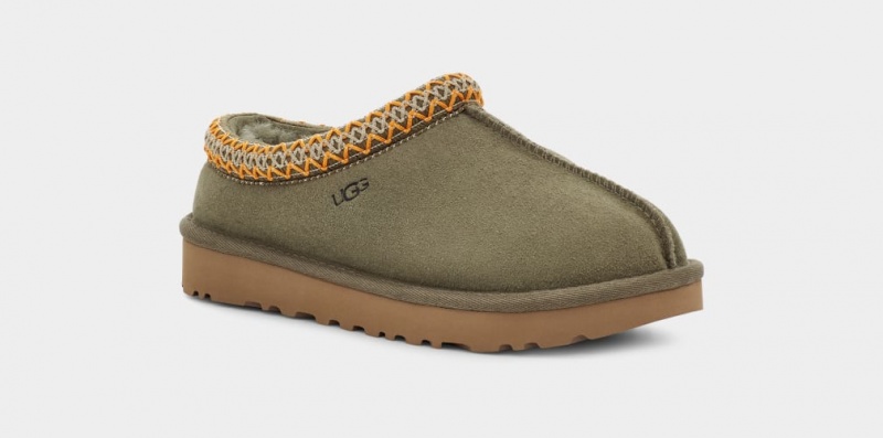 Slip On Ugg Tasman Dama Masline Verzi | 4056DXUIM