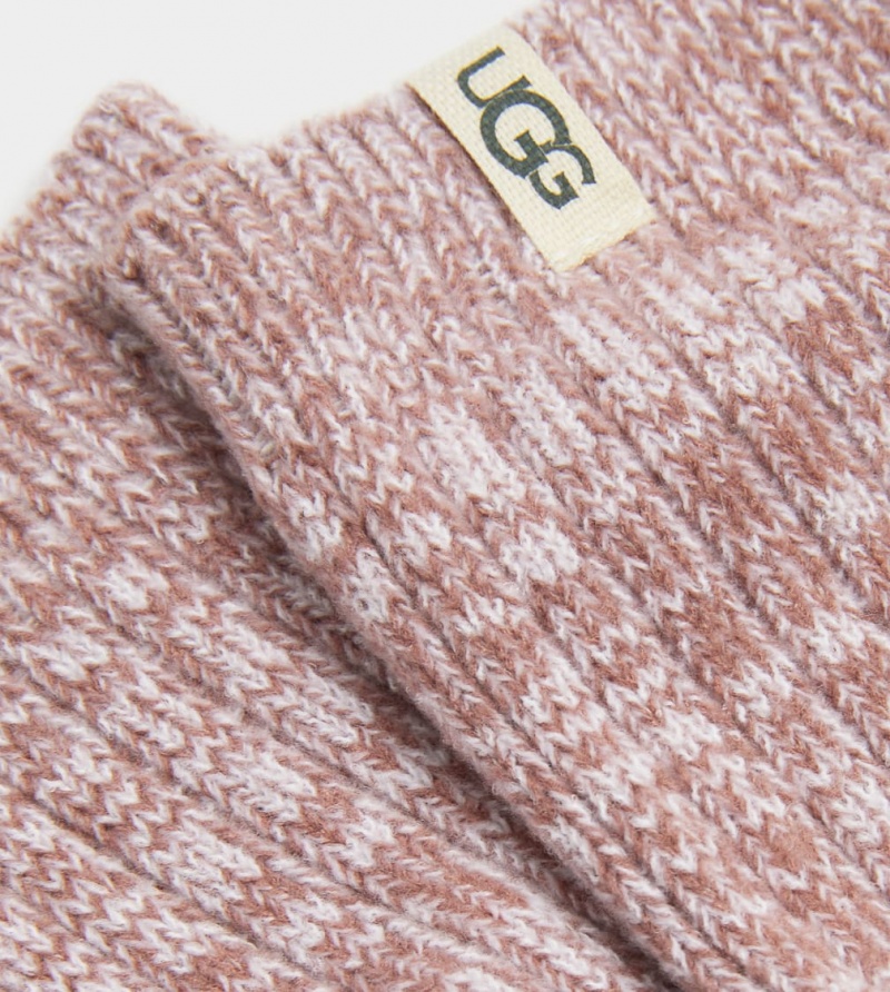 Sosete Ugg Rib Knit Slouchy Crew Dama Corai | 4712EYGZN