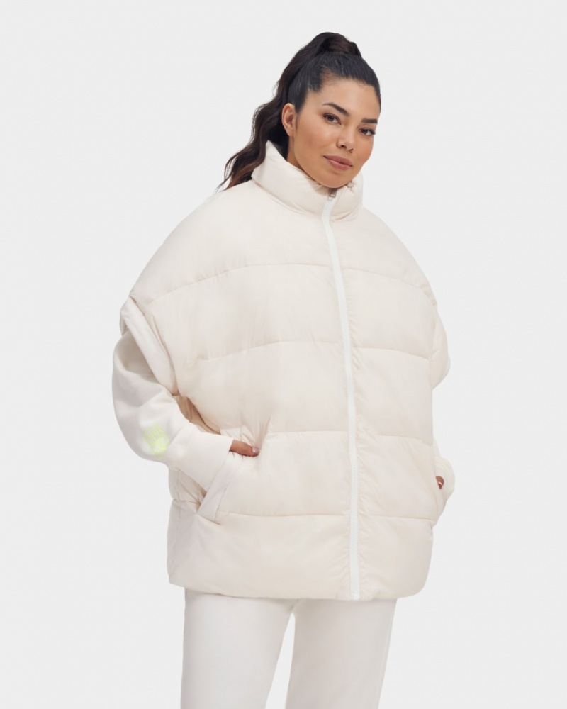 Vesta Ugg Sydnee Reversible Puffer Dama Albi | 4035VCRIZ