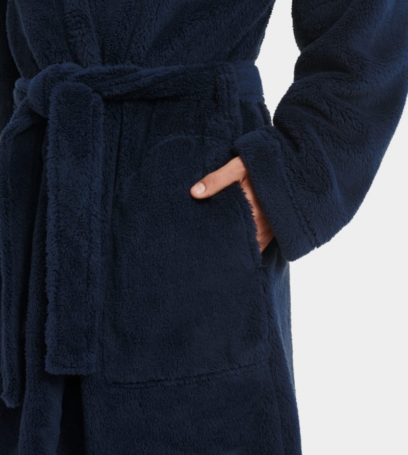 Îmbrăcăminte De Dormit Ugg Beckett Robe Barbati Negrii | 2756VUPKW