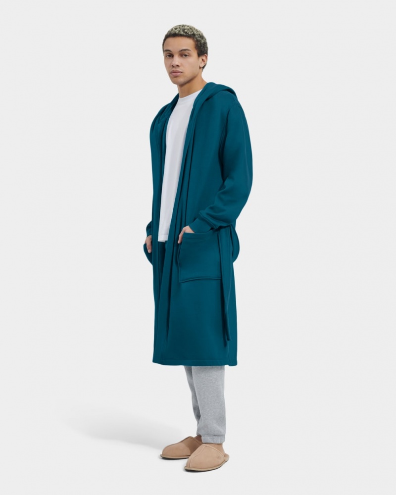 Îmbrăcăminte De Dormit Ugg Leeland Robe Barbati Albastri | 8923YITUH